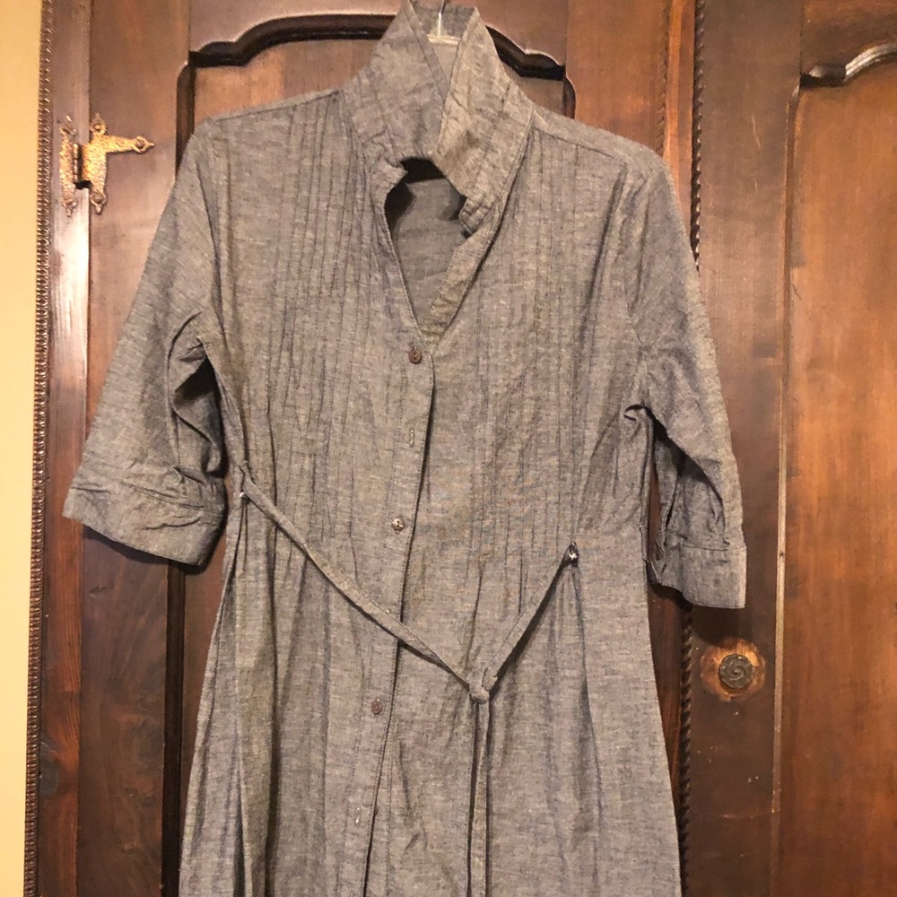 T- shirt dress, gray